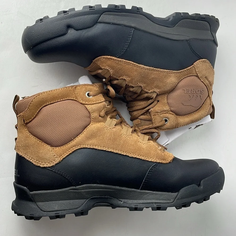 Sorel Buxton Lite Brown Ankle Boots